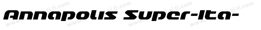 Annapolis Super-Ita字体转换